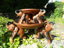Wooden elephant carving - wooden,