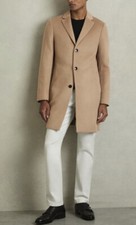 REISS Gable Epsom Wool Blend Overcoat Size XL  RETAIL $ 565 #241
