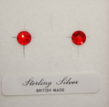 PAIR STERLING 925 SILVER STUD