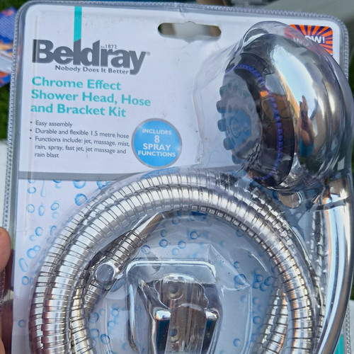 Beldray chrome effect shower - beldray,