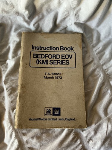 1973 bedford manual - bedford, mk