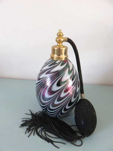 Vintage irridescent pulled - vintage,