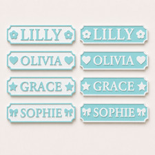 Personalised Name Blue Door