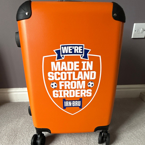 Irn bru orange cabin suitcase - irn-bru,
