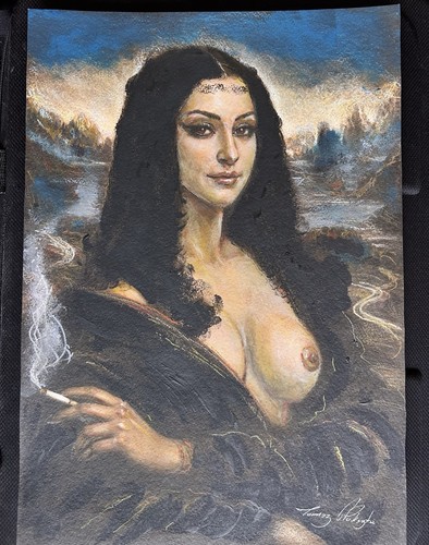 Original dark beauty portrait - original,