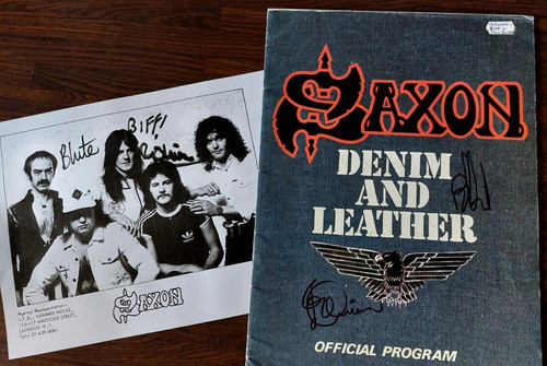 Saxon denim and - -, leather