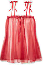 AGENT PROVOCATEUR EDITA BABYDOLL RED SIZE SM / MED 8-12  BNWTS