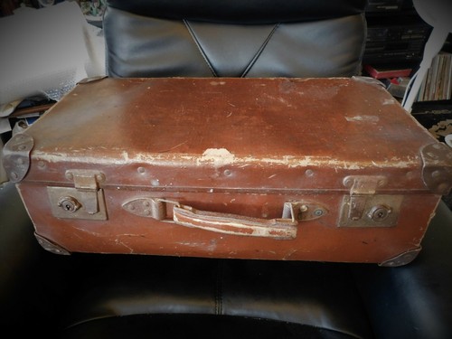 Genuine vintage suitcase - vintage,
