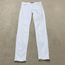 J Brand Skinny Jeans 28x30 Women's White Zip-Fly Maria