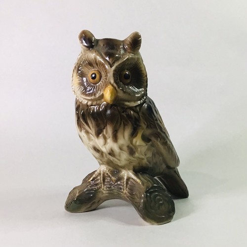 1950 vintage ceramic owl - ceramic,