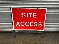 SITE ACCESS  Safety Site Road Sign metal