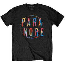 PARAMORE UNISEX T-SHIRT: SPIRAL (BLACK) New Official
