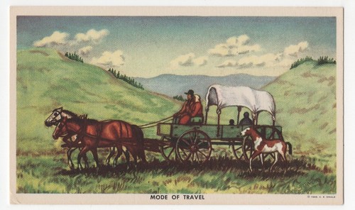 Indian horse wagon old west - old,