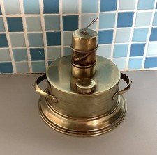 Base of nomadic kerosene/oil stove in Brass late 19th century early 20thC
