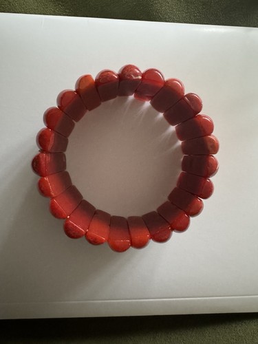 Vintage red coral sponge - red,