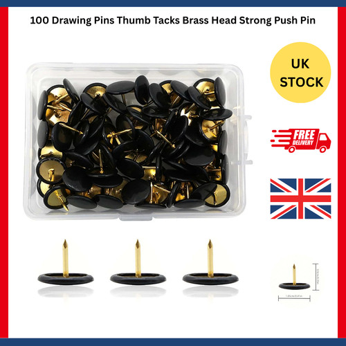 100 drawing pins - 100, tacks