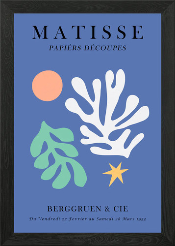 Matisse paper cutouts poster - matisse,