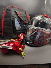 Carbon Ls2 Hector Barbera Avintia Ducati Motogp Replica Helmet W/ Bags + Visor