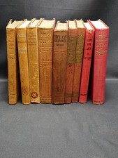 9 Vintage Book Bundle Hardback Books Collection Job Lot Bookcase