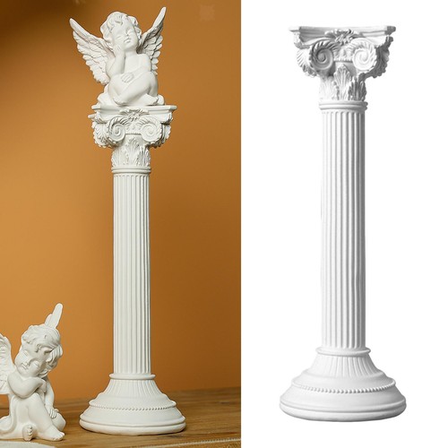 Roman pillar statue - pillar, statue,