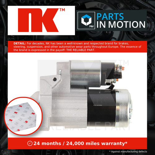 Starter motor fits - motor, renault