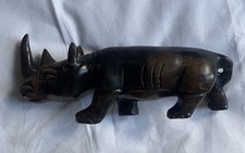 Hand Carved Kenyan Rhino
