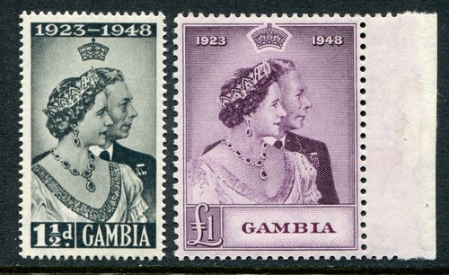 Gambia 1948 silver wedding - gambia,
