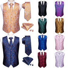 Floral Paisley Mens Waistcoat