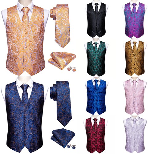 Floral paisley mens waistcoat - mens,