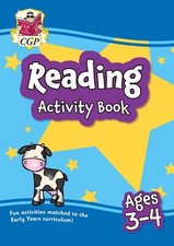 Reading Activity Book for Ages 3-4 Preschool CGP Preschool Activity Books and...