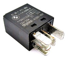 BMW Mini 5-Pin Black Relay Wiper Motor, Fog Light 12V 20A Tyco 61361472984 