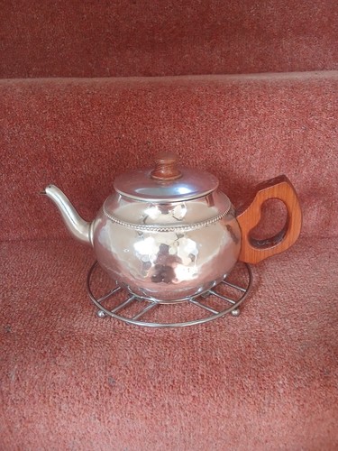 Silver coloured teapot - silver,