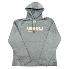 Under Armour Wru Hoodie Welsh Rugby Pullover Y2K Grey Sweatshirt Mens Medium