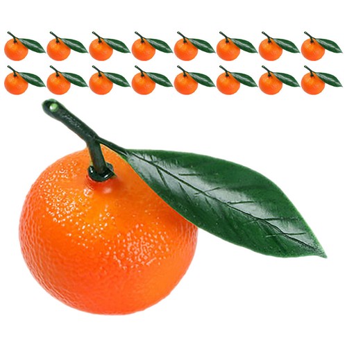 Pcs fake orange decorative - 20,