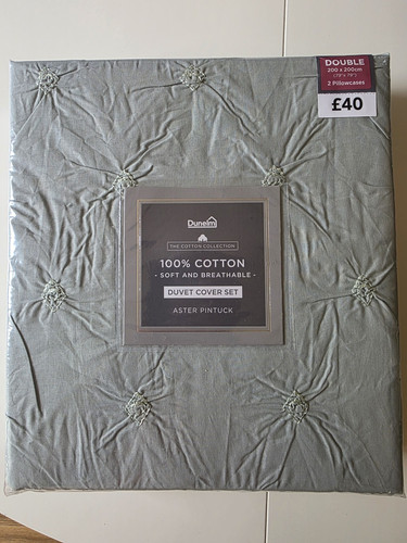 Dunelm aster pintuck 100 - dunelm,