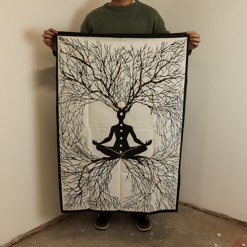 Chakra earth cotton - wall, art