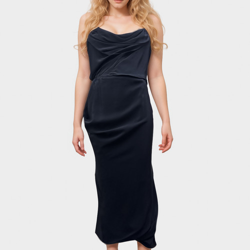 Vivienne westwood silk navy - vivienne,