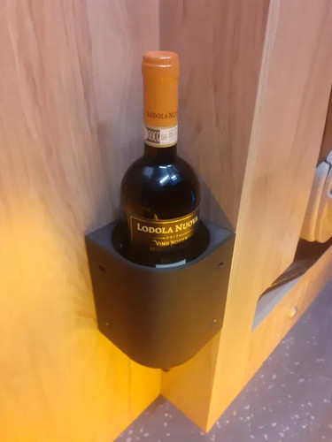Wine bottle corner holder for - corner,