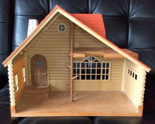 Sylvanian families log cabin - sylvanian,