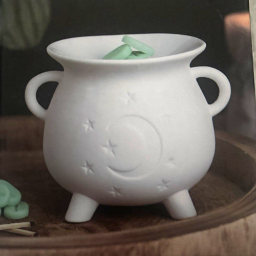 Mystical moon cauldron - moon, ceramic