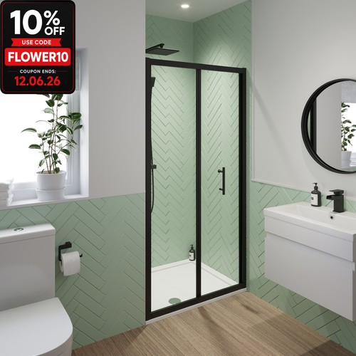 1000mm bathroom fold shower - bi,