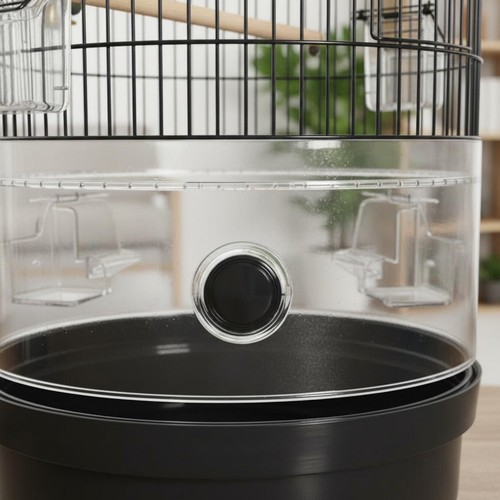 Round bird enclosure - round,