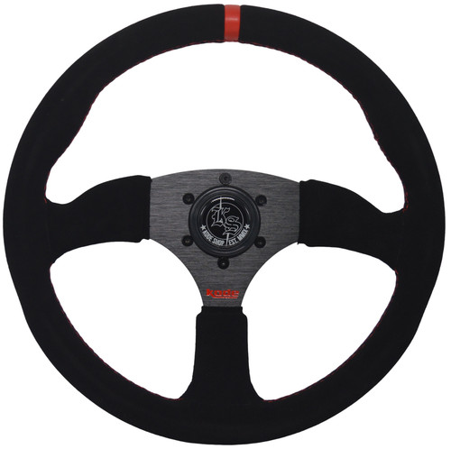 Kode 350mm suede steering - kode-350mm,