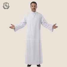 White Cassock Alb Priest