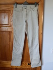 Trousers, Michele Magic,  Beige Trousers/Jeans Size 8