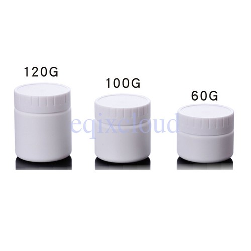 60g 100g empty - 60g, white