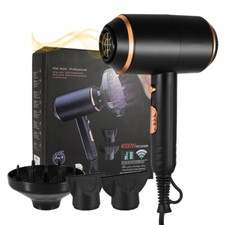 4000W Professional Fast Dry Dryer Ionic Hair Dryer Salon for Curly Straight Hair