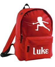 Kids Bag Fencing Personalised Backpack Rucksack Add Name Boys Girl Sport Fencer