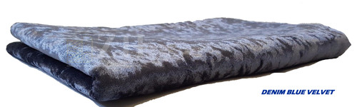 Crushed velvet upholstery - crushed,