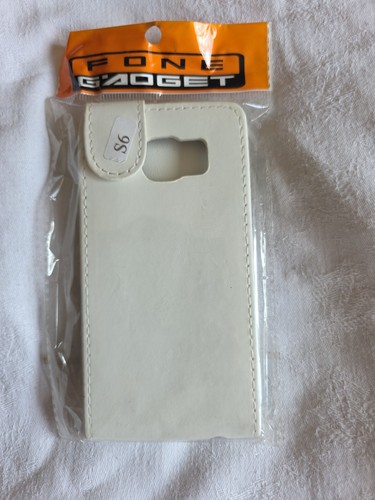 White faux leather flip - white, wallet